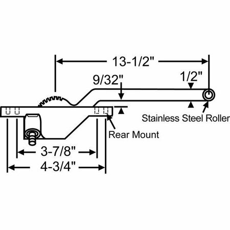 STRYBUC Single Arm Casement Operator 36-439-1